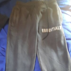 Essentials Charcoal Gray Men's Joggers
